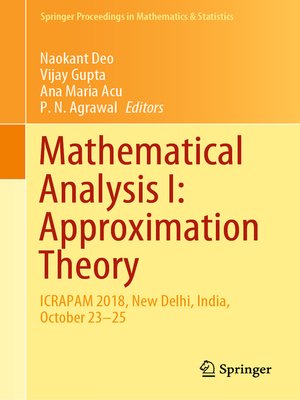 cover image of Mathematical Analysis I